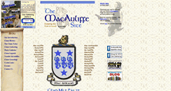 Desktop Screenshot of clanmcauliffe.com